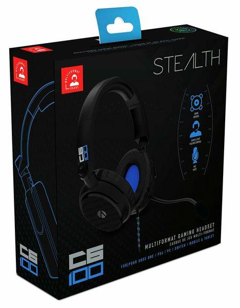 Stealth C6-100 ON • shopping Headset Gib Headphone Multi-Format PS4, Blue - – Xbox PS5