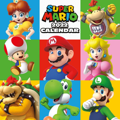 Super Mario 2022 Calendar