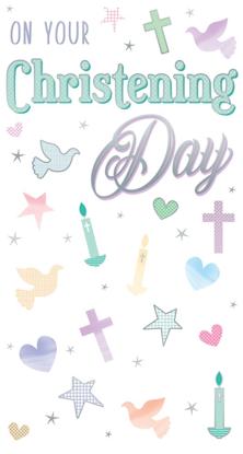 Christening day Card Card