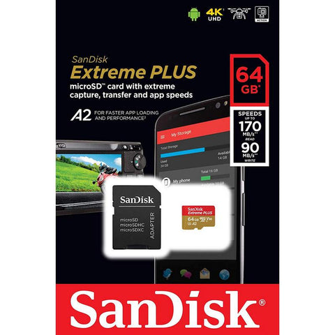 SanDisk microSDXC Ultra 128GB (A1 / UHS-I/Cl.10 / 100MB/s) + Adapter