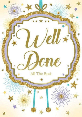 Well Done All the Best Card