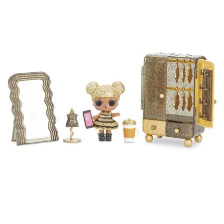 LOL Surprise Dolls Furniture Closet & Queen Bee Pack
