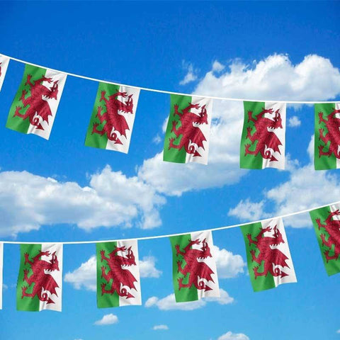 19ft Wales Polyester Bunting