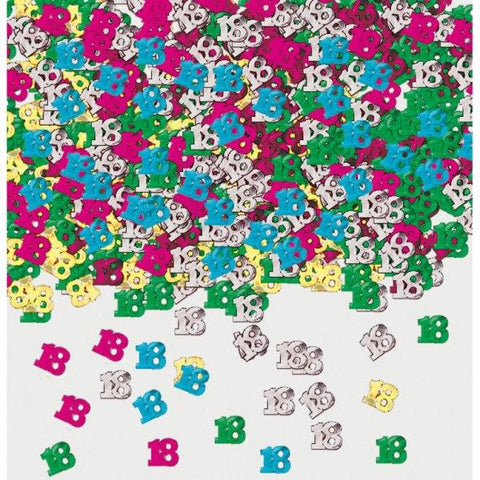 18th Birthday Multi Coloured Confetti