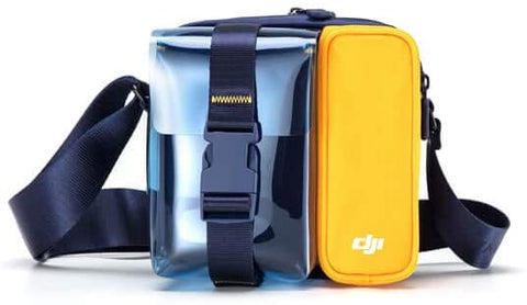 DJ Mini 2 / Mavic Mini / Mavic Mini 2 Mavic Mini Drone Transport Bag and Accessories, Convenient to Carry Your Mavic Mini Always with You, Available in Three Colours, Dimension 150 x 150 x 55 mm - Blue/Yellow