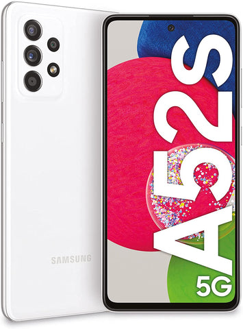 Samsung Galaxy A52s 5G Smartphone without Contract 6.5 Inch Infinity-O FHD+ Display 128 GB Memory 4,500 mAh Battery and Super Quick Charge Function White