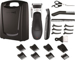 Remington Stylist Hair Clippers, Cordless Use with 8 Comb Lengths and Detail Trimmer, 25 Piece Grooming Kit