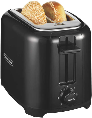 Hamilton Beach 2-Slice Cool Touch Extra-Wide Slot Toaster, Plastic, 760 W, Black