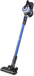 Princess Air Stream 550 PET Cordless Vacuum Cleaner, Black & Cobalt Blue, 120 W, 84 Decibeles