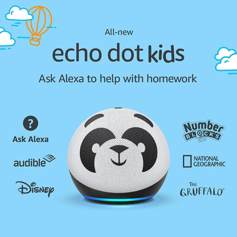 All-new Echo Dot (4th generation) Kids Bluetooth Speaker | Designed for children, with parental controls | Panda