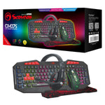 Marvo Scorpion CM375 4-in-1 Gaming Starter Kit, Keyboard, Mouse, Mouse Mat, Headphones
