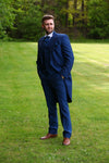 Electric Blue Tailcoat Suit