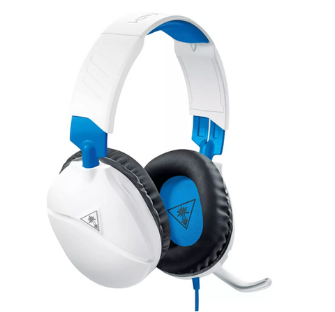 Turtle Beach RECON 70 Gaming Headset, White for PlayStation PS4 PS5, Xbox and Nintendo Switch