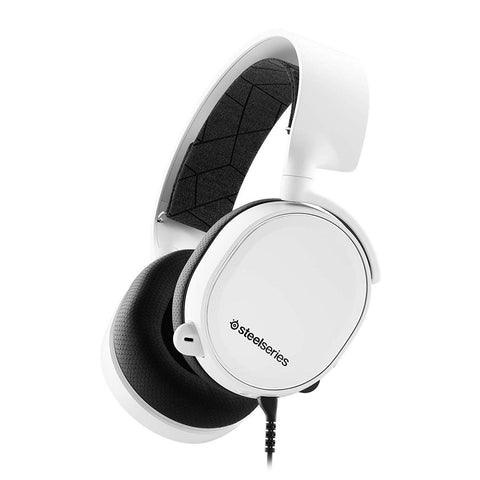 SteelSeries - Arctis 3 Wired Stereo Gaming Headset for PC, PlayStation 5, PlayStation 4, Xbox One, Nintendo Switch, VR, Android and iOS - White
