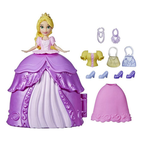Disney Princess Secret Styles, Fashion Surprise Rapunzel, Mini Doll Playset with Clothes and Accessories