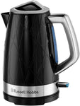 Russell Hobbs Structure Electric Kettle - Contemporary Design Cordless Kettle with Fast Boil and Boil Dry Protection, 1.7 Litre, 3000 W, Black