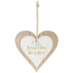 Double Heart Brand New Mr & Mrs Plaque