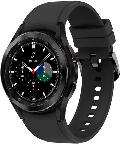 Samsung Galaxy Watch4 46mm, Black, Classic Smart Watch, Rotating Bezel, Health Monitoring, Fitness Tracker, Bluetooth, Watch 4, 46 mm, Black