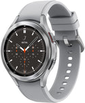 Samsung Galaxy Watch4 46mm, Silver, Classic Smart Watch, Rotating Bezel, Health Monitoring, Fitness Tracker, Bluetooth, Watch 4, 46 mm, Silver