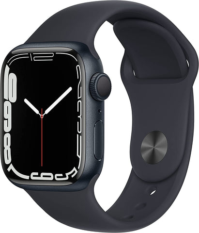 Apple Watch Series 7 (GPS, 45mm) - Midnight Aluminium Case with Midnight Sport Band