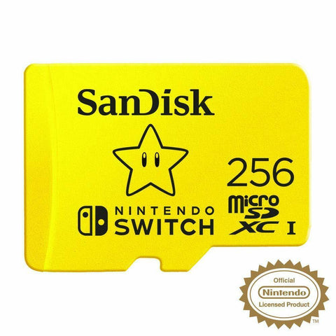 SanDisk 256GB microSDXC Card for Nintendo Switch, Nintendo Licensed Product