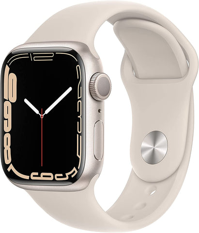 Apple Watch Series 7 (GPS, 41mm) - Starlight Aluminium Case with Starlight Sport Band