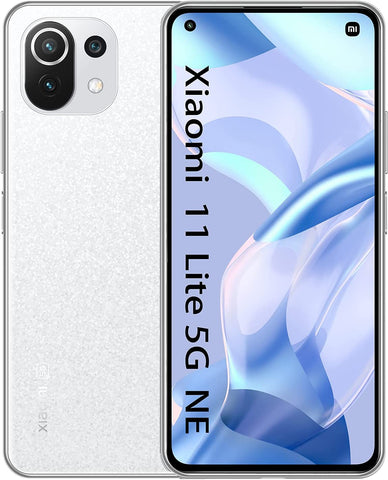 Xiaomi Mi 11 Lite 5G New Edition - Smartphone 128GB, 6GB RAM, Dual Sim, Snowflake White