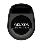 Adata UD310 32Gb USB 2.0 Jewel-Like Water Resistant Flash Drive , Black (Aud310-32G-Rbk)