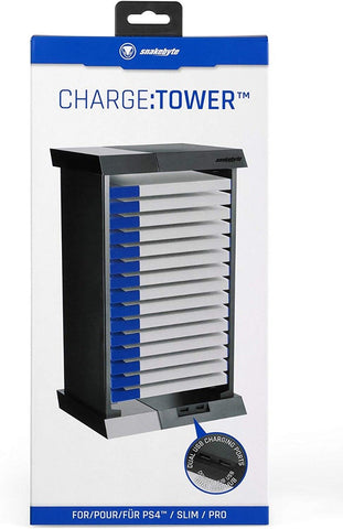Snakebyte Charge Tower Black for Playstation PS4