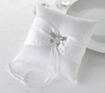 Elegant Butterfly Ring Cushion- Ivory