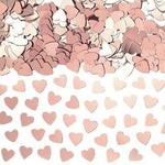 Rose Gold Heart Confetti