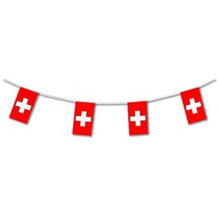 Switzerland International Flag Bunting