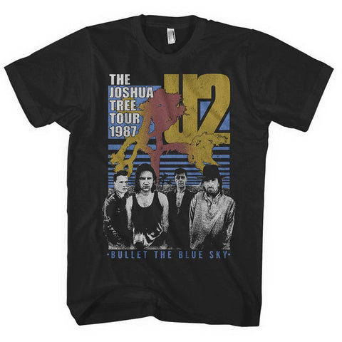 U2 UNISEX TEE: BULLET THE BLUE SKY