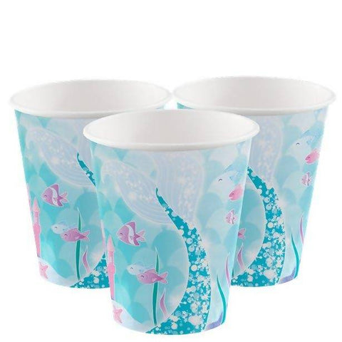Magical Mermaid Paper Cups - 270ml