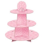 Pink Dot Cup Cake Stand