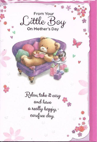 Mothers Day Card-From Your Little Boy