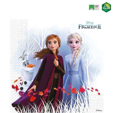 Disney Frozen 2 Compostable Paper Napkins-33cm