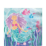 Magical Mermaid Paper Napkins - 33cm