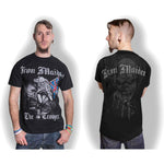 IRON MAIDEN UNISEX TEE: SKETCHED TROOPER (BACK PRINT)