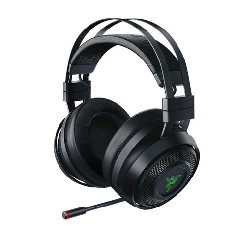 Razer Nari 2.4GHz Wireless USB + 3.5mm Audio THX Spatial Audio Head-mounted Gaming Headphone (Black)