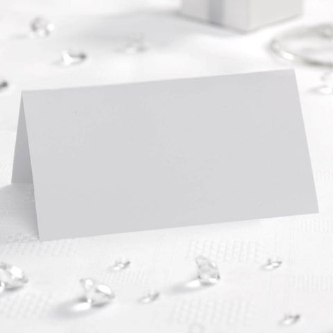 Simply Plain White Place Cards