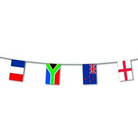 33ft Plastic Multi Flag Rugby World Cup 2019 Bunting