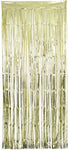 Metallic Gold Foil Curtain-2.4m