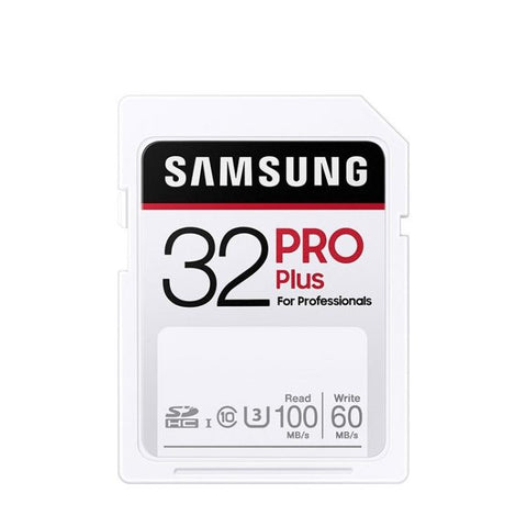 Samsung Pro Plus U3 C10 4K High-speed SD Memory Card, Capacity: 32GB
