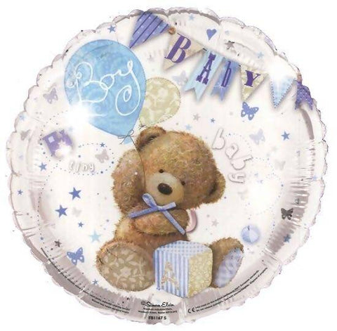 Baby Boy Teddy Foil Balloon