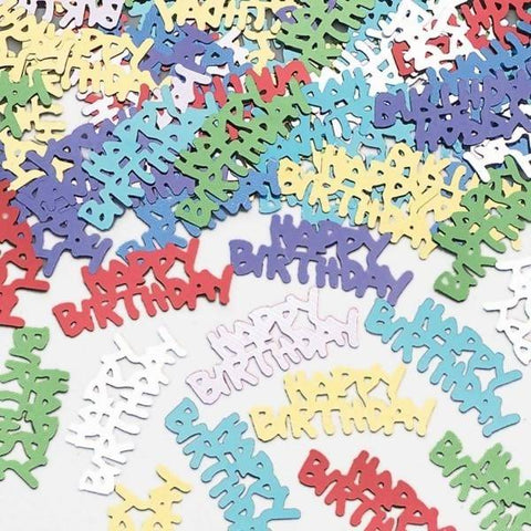 Happy Birthday Multi Coloured Confetti
