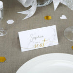 Scripted Marble - Place Cards- pack of 25