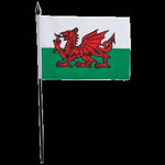 Small Wales Polyester Hand Waving Flag