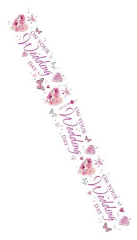 On Your Wedding Day 9ft Banner