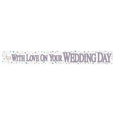 With Love on Your Wedding Day Banner